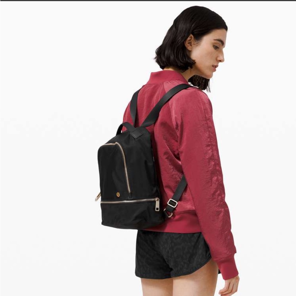 USED Lululemon City Adventurer Backpack Mini *10L black & gold